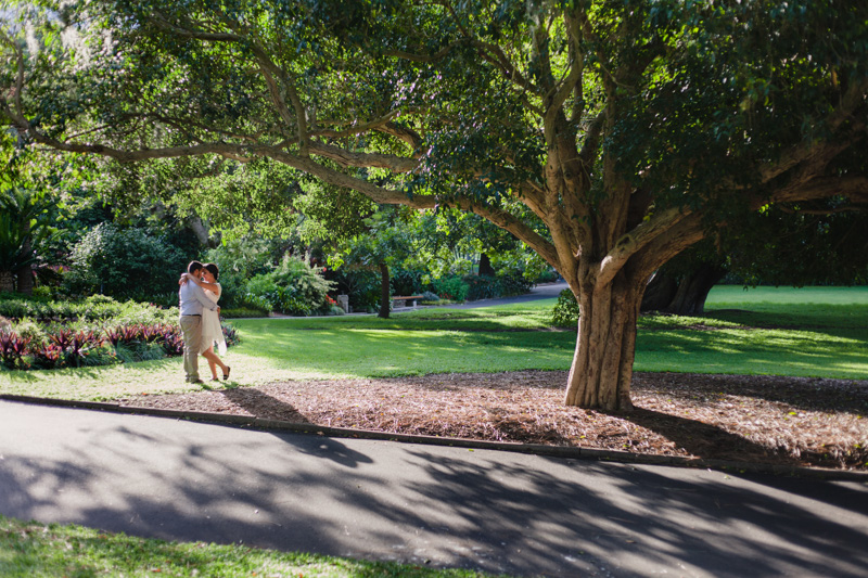 Sydney Royal Botanical Gardens Engagement Photographer